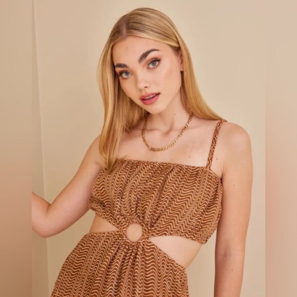 NWOT FAITHFULL THE BRAND Anthropologie Zuma Mini Dress 100% LINEN Size 8 / LARGE - Picture 3 of 15